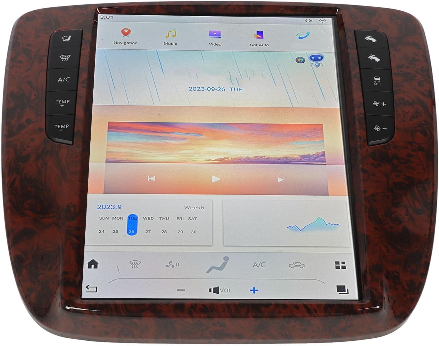 Car Touch Screen, Car GPS Navigation 12.1 Inch Touch Screen Octa Core for Wireless for 11 for Vehicle (8+128G) image 0 Car Touch Screen, Car GPS Navigation 12.1 Inch Touch Screen Octa Core for Wireless for 11 for Vehicle (8+128G) image 0